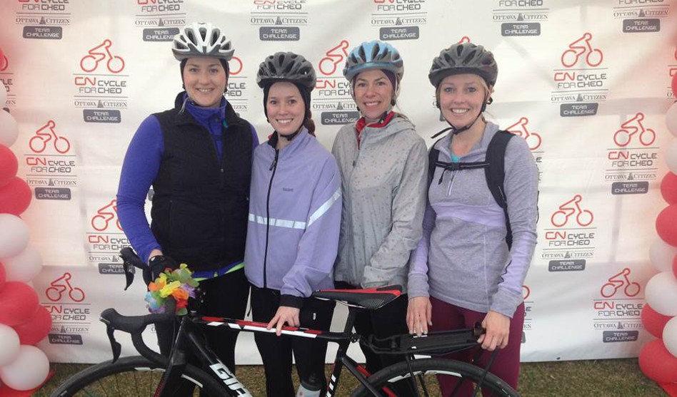 HALOites Take Part in CN Cycle for CHEO