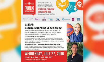 Upcoming Webinar: Sleep, Exercise and Obesity