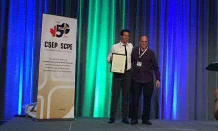 Dr. Jean-Philippe Chaput Receives the 2016 CSEP Young Investigator Award