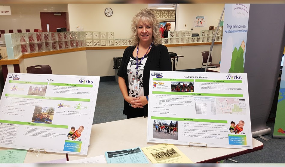 Hélène Sinclair Showcases “HALOizing the Workday” Tips and Activities at CHEO’s Improvement Fair
