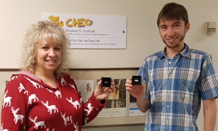 HALOites Receive 5-Year Pins from the CHEO Research Institute