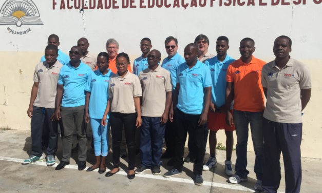 Taru Manyanga and Mark Tremblay Lead Field Staff Training in Mozambique