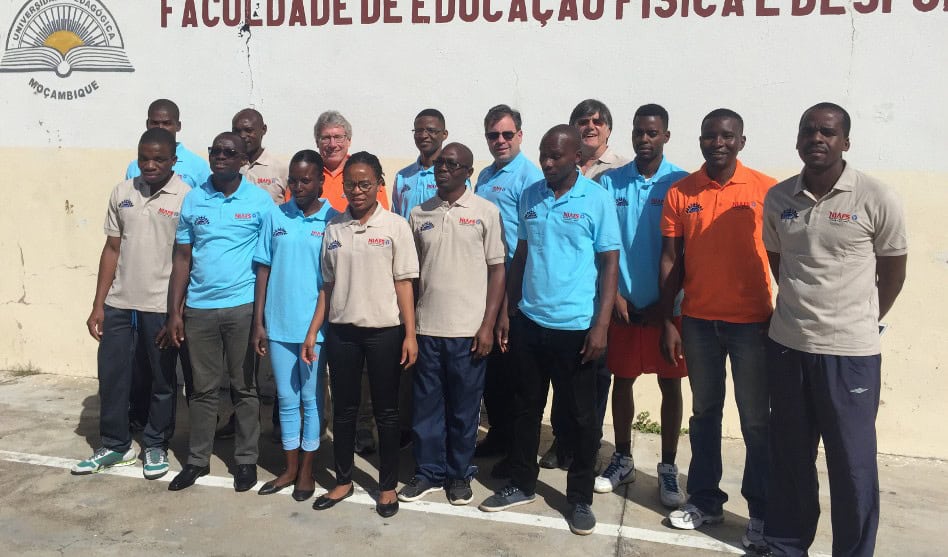 Taru Manyanga and Mark Tremblay Lead Field Staff Training in Mozambique