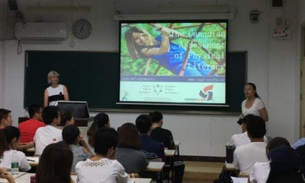 Dr. Pat Longmuir Presents her Research in Beijing