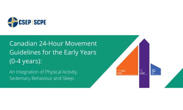 24-Hour Movement Guidelines for the Early Years: An Integration of Physical Activity, Sedentary Behaviour, and Sleep