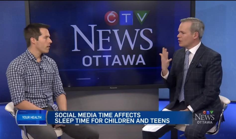 Dr. Jean-Philippe Chaput’s Research on Social Media Use and Sleep Patterns Featured on CTV Ottawa