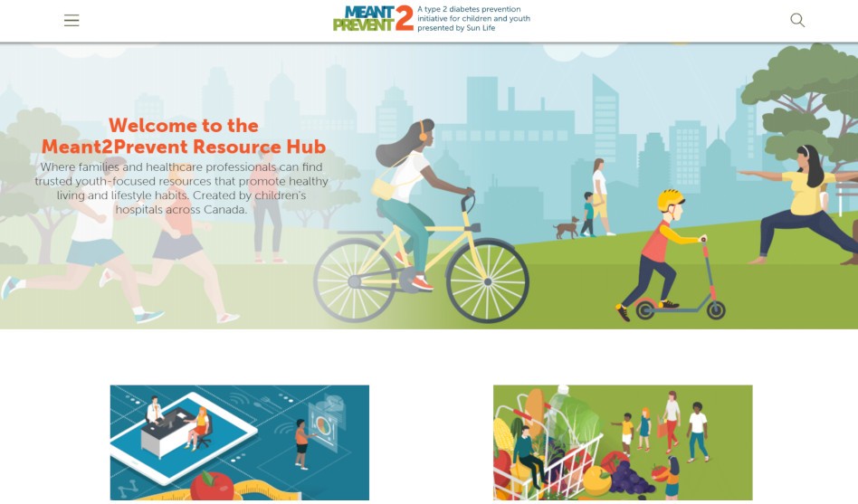 Meant2Prevent: A Type 2 Diabetes Prevention Initiative for Children and Youth, Funded by SunLife