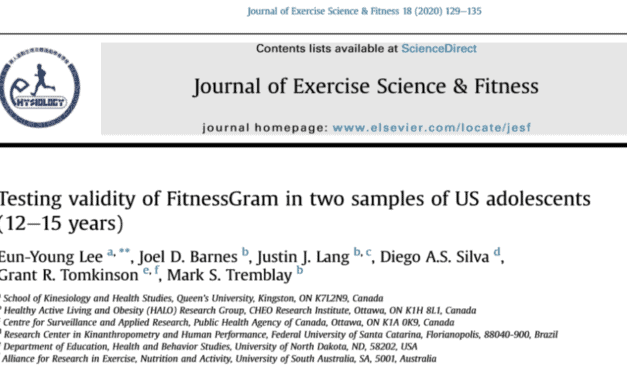 Testing Validity of FitnessGram in Two Samples of US Adolescents (12–15 Years)