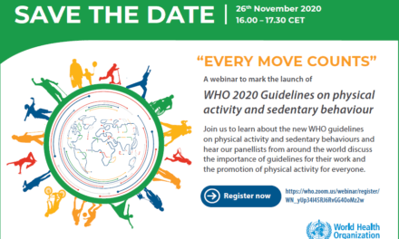 WHO Global webinar for the launch of the new Guidelines on physical activity and sedentary behaviour – November 26th, 2020