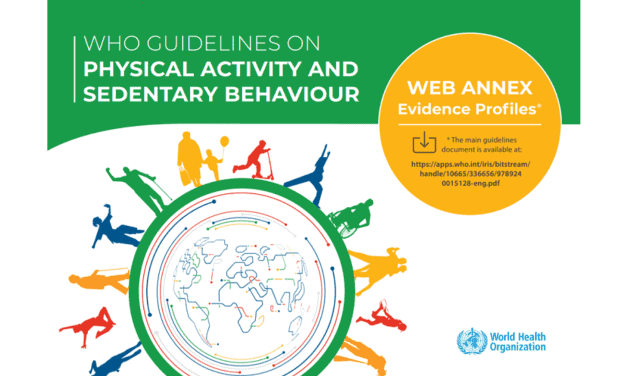 New WHO 2020 guidelines on physical activity and sedentary behaviour just released!