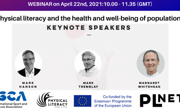 Upcoming Webinar: Physical Literacy and the Health and Well-Being of Populations