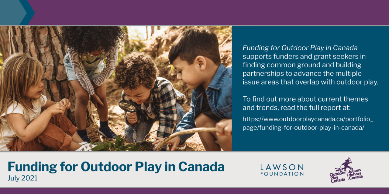 Funding for Outdoor Play in Canada