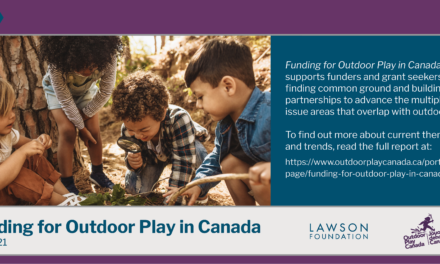 Funding for Outdoor Play in Canada