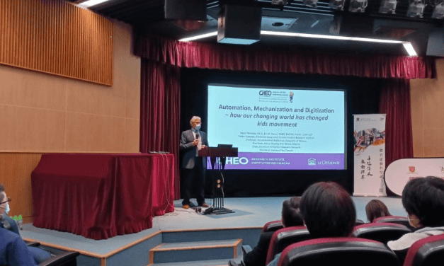 Professor Mark Tremblay makes presentations at the Chinese University of Hong Kong