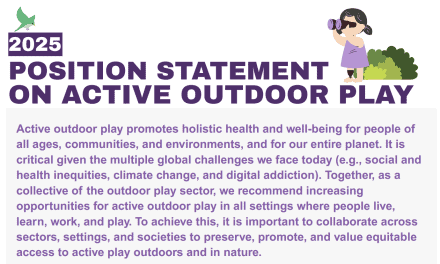 The 2025 Position Statement on Active Outdoor Play is live!