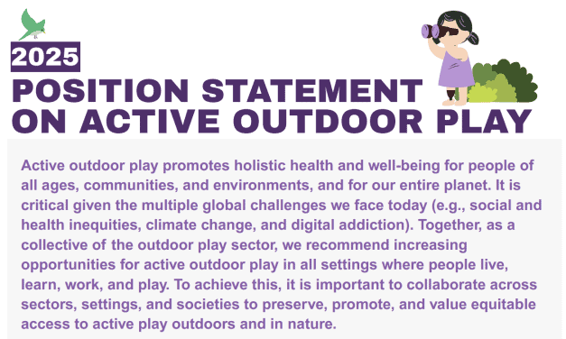 The 2025 Position Statement on Active Outdoor Play is live!