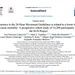 Adherence to the 24-Hour Movement Guidelines is related to a lower risk of mortality: a prospective cohort study of 14,288 participants from the SUN Project